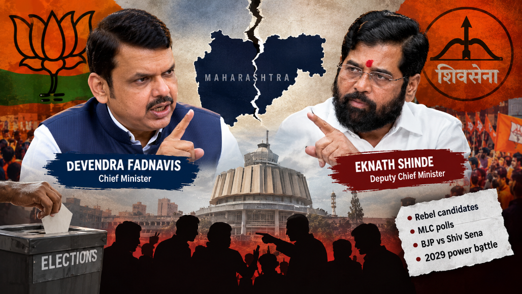 Mahayuti Cold War: Fadnavis and Shinde Clash Over Election Rebels