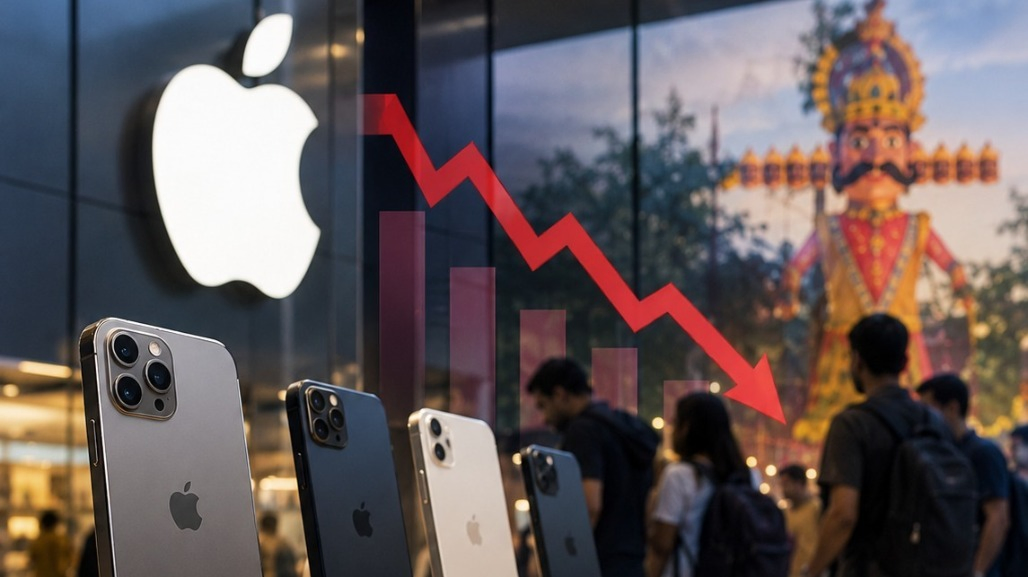 Apple’s Festive Glow Fades in India as iPhone Sales Plummet by up to 30%