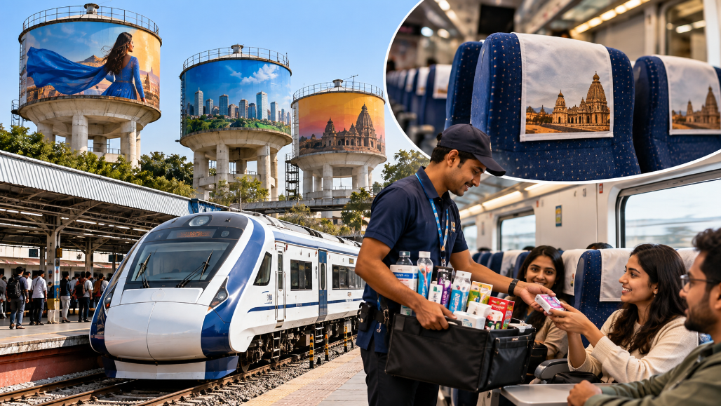 From Water Tank Ads To Seat Delivery: Ahmedabad Railways Lines Up ₹4.69 Crore Non-Fare Income