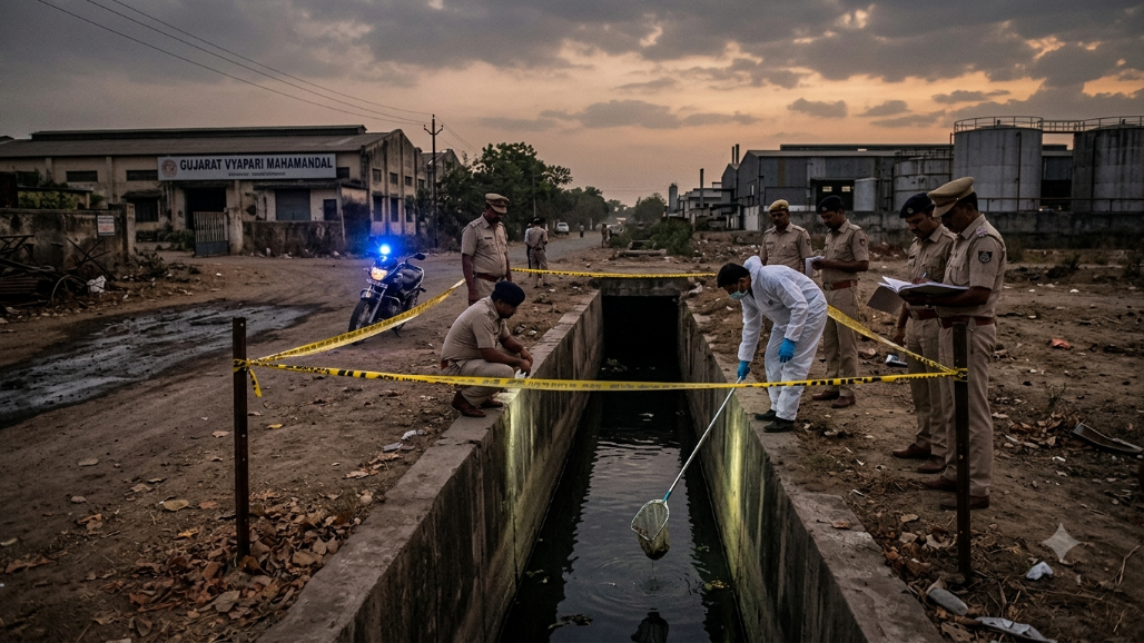 Foetus Aged 5–6 Months Found in Drain Near Ahmedabad's Singarwa GIDC