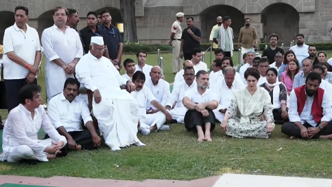 Rahul Gandhi, INDIA Bloc MPs Leave Rajghat; ‘Hallabol’ Protest Planned for Friday