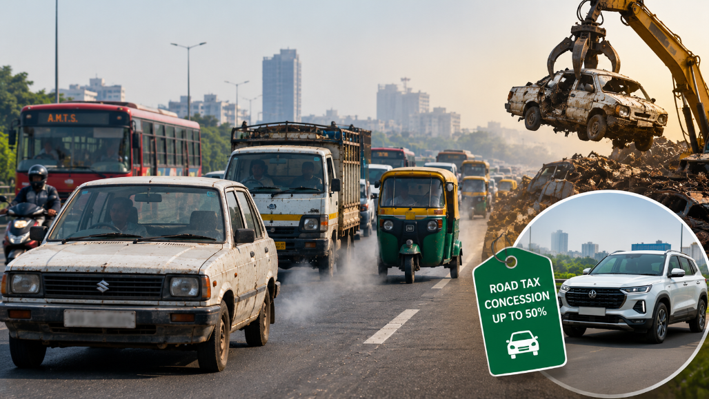 Gujarat Has 41 lakh Vehicles Over 15 Years Old as Scrappage Policy Struggles