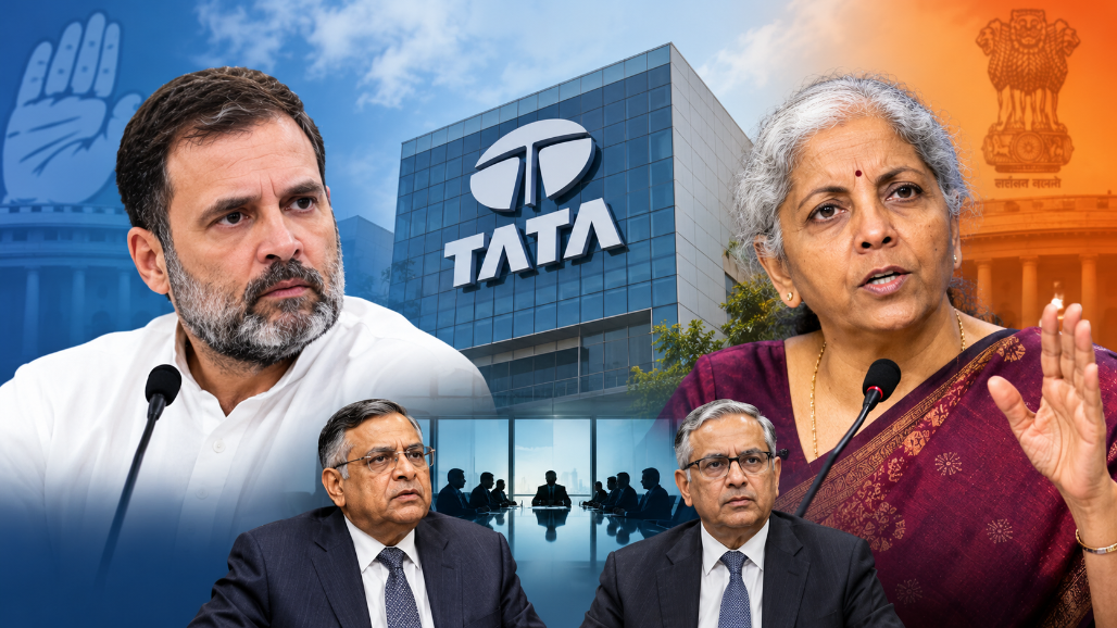 Nirmala Sitharaman Hits Back at Rahul Gandhi Over Tata Row, Accuses Him of Spreading ‘Toxicity’