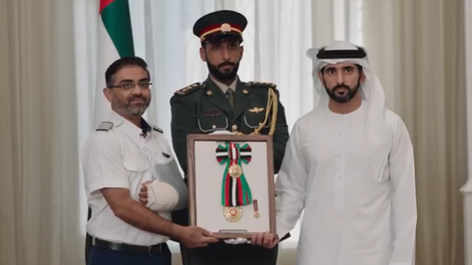 UAE Honours Indian Pilot Smit Machchhar for Bravery During flydubai Cockpit Attack