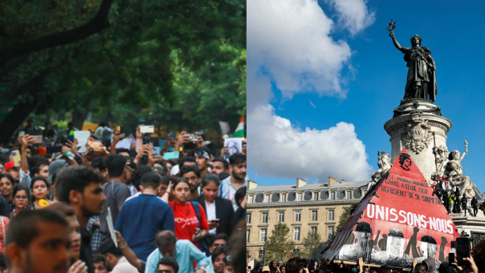 French Riots, Indian Protests Part of Wider Global Network? Investigation Identifies 101 Groups Across 13 Countries