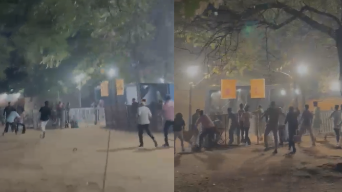 'Swords, Sticks and Panic': Violent Clash Erupts at Ahmedabad’s Mandali Garba Festival After Attempt to Enter Without Passes