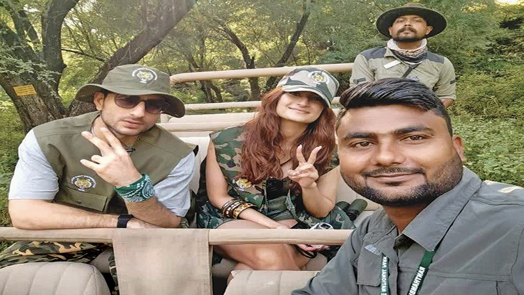 ઇબ્રાહિમ અલી ખાન અને પલક તિવારીએ સાથે ટાઇગર સફારી માણી