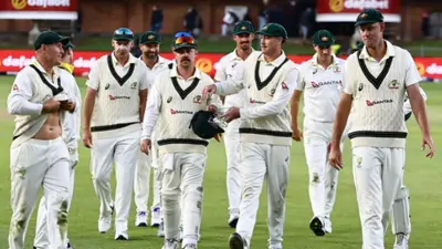 Australia Bowled Out for 99, Forced to Follow On for Only Third Time This Century 1 Australia Bowled Out for 99, Forced to Follow On for Only Third Time This Century 1