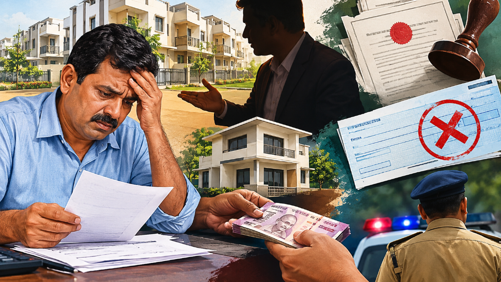'Fake Property Papers, Bounced Cheques': Vadodara Milk Trader Duped of ₹17.75 Lakh in PM Awas Yojana Housing Deal