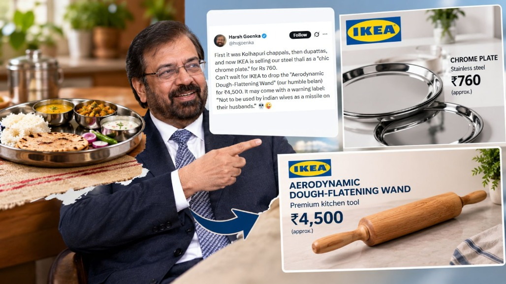 From ₹760 ‘Chrome Plates’ to a ₹4,500 Belan: Harsh Goenka Mocks Premium Rebranding of Everyday Indian Essentials