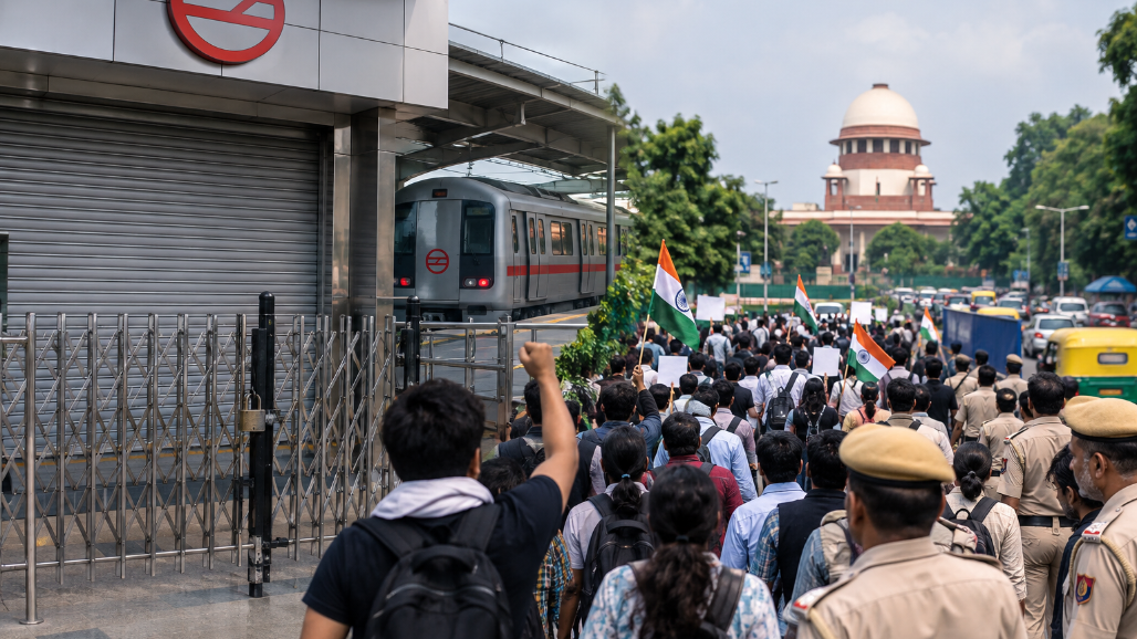 Delhi Metro Shuts Entry, Exit at Six Stations Till 4 PM Ahead of INDIA Bloc March
