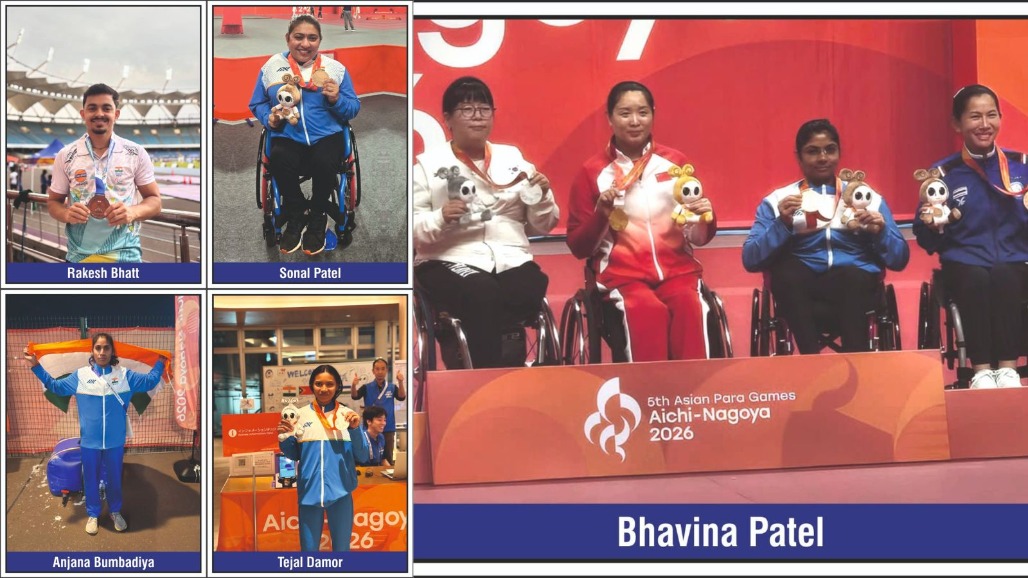 Gujarat Athletes Win Eight Medals At Asian Para Games In Japan, Including One Gold And Two Silver