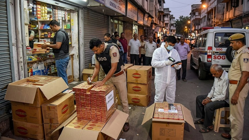 Ahmedabad SOG Seizes 6,900 Suspected Counterfeit Gold Flake Cigarette Packets Worth ₹8.62 Lakh; Shop Owner Arrested