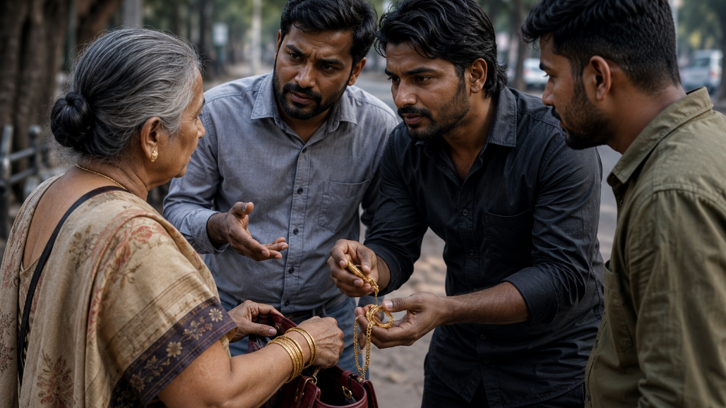 Three Men Dupe 69-Year-Old Ahmedabad Woman of Gold Ornaments Worth ₹4 Lakh in ‘Safety’ Con