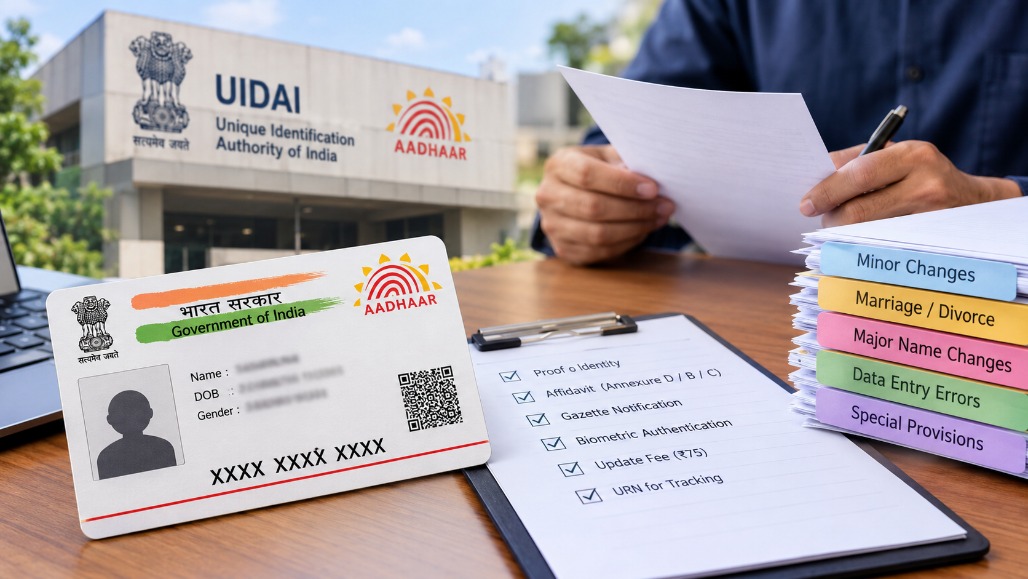 New Aadhaar Name Update Rules Kick Off: Strict Gazette Notification Needed For Major Identity Changes