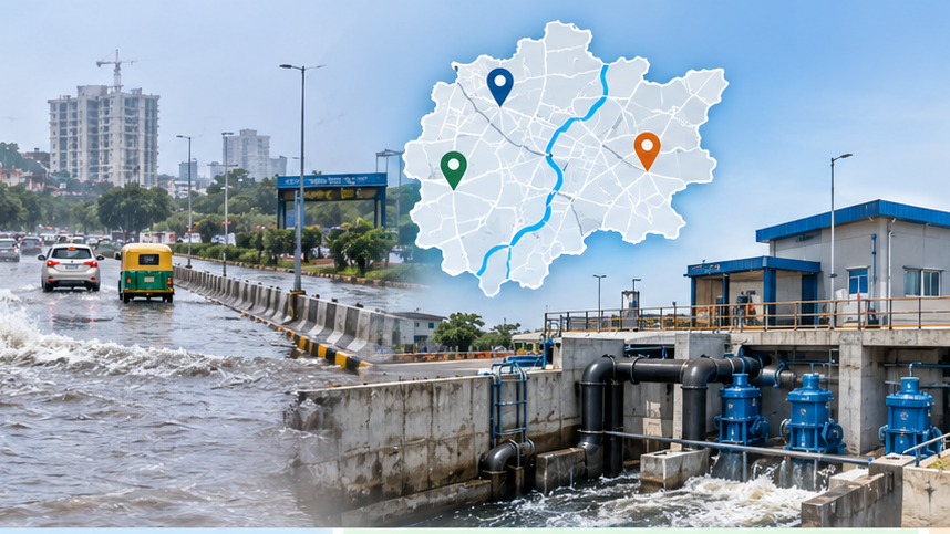 Ahmedabad’s Monsoon Wake-Up Call: ₹19 Crore Pumping Station for Bopal-Ghuma, ₹411 Crore STP for Hathijan