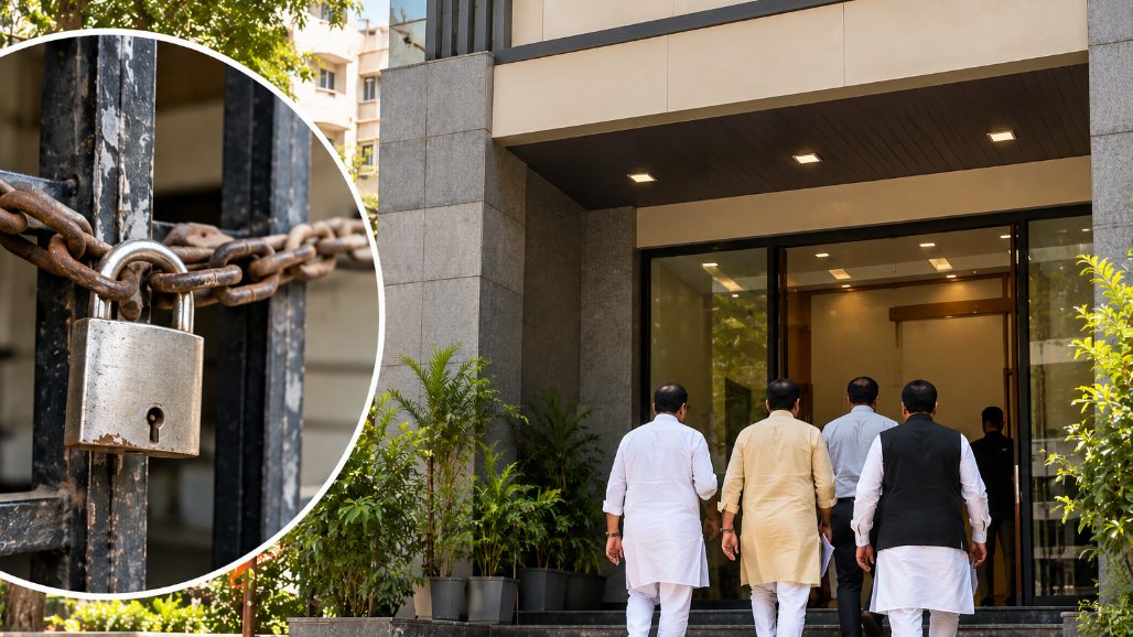 BJP City Chief Calls Shahpur’s Four Corporators After Lockdown Protest