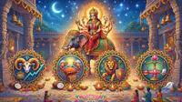 નવરાત્રિએ 100 વર્ષ પછી અદ્ભુત સંયોગ: 3 મહા-રાજયોગથી આ 4 રાશિઓ પર થશે ધનવર્ષા! નવરાત્રિએ 100 વર્ષ પછી અદ્ભુત સંયોગ: 3 મહા-રાજયોગથી આ 4 રાશિઓ પર થશે ધનવર્ષા!