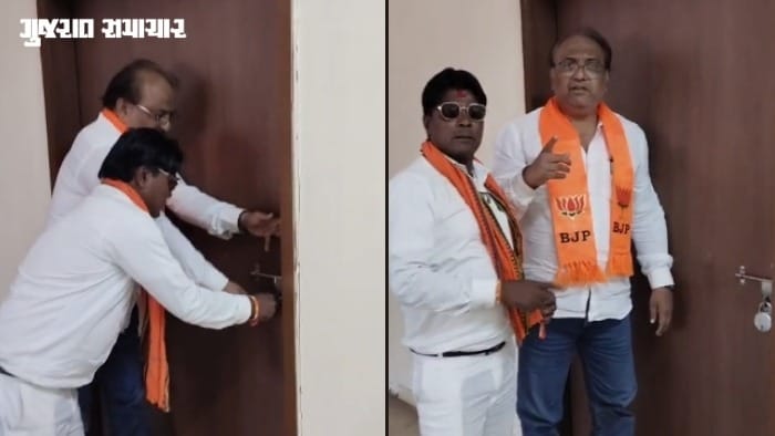 અમદાવાદના શાહપુર વોર્ડમાં વિકાસ કાર્યો મુદ્દે ભાજપ કોર્પોરેટરની તાળાબંધી
