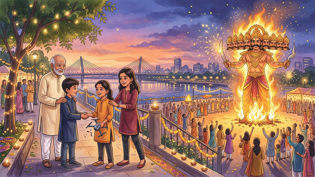The Sparks Above the Riverfront
