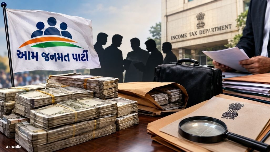 અમદાવાદમાં આમ જનમત પાર્ટીનું 250 કરોડનું ટેક્સ ચોરી કૌભાંડ, કાગળ પર પાર્ટી બનાવી ડોનેશન લેતા, 7 સામે ફરિયાદ