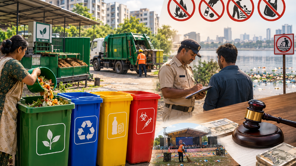 AMC Introduces New Waste Rules: Fine Up to ₹1 Lakh for Bulk Generators Failing to Process Wet Waste