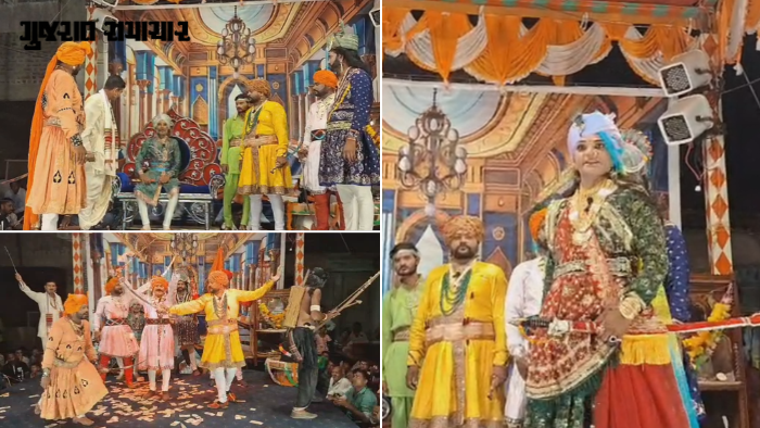 VIDEO: એક નવરાત્રિ આવી પણ! લાઠીમાં યથાવત છે નાટકની પરંપરા, દમદાર અભિનય અને સંવાદોથી લોકો થયા મંત્રમુગ્ધ