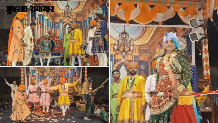 VIDEO: એક નવરાત્રિ આવી પણ! લાઠીમાં યથાવત છે નાટકની પરંપરા, દમદાર અભિનય અને સંવાદોથી લોકો થયા મંત્રમુગ્ધ