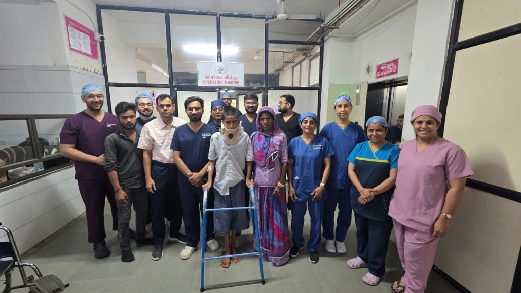 Ahmedabad’s Sola Civil Hospital Performs Complex Spine Surgery on 17-Year-Old Bedridden Patient