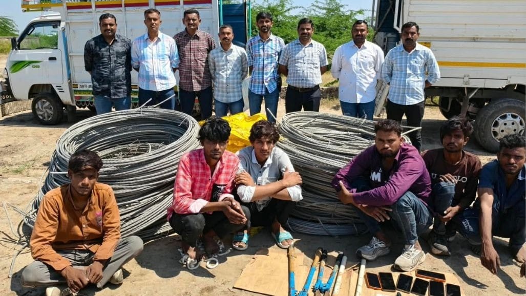 અમદાવાદમાં વીજ વાયર ચોરતી આંતરરાજ્ય ગેંગનો પર્દાફાશ