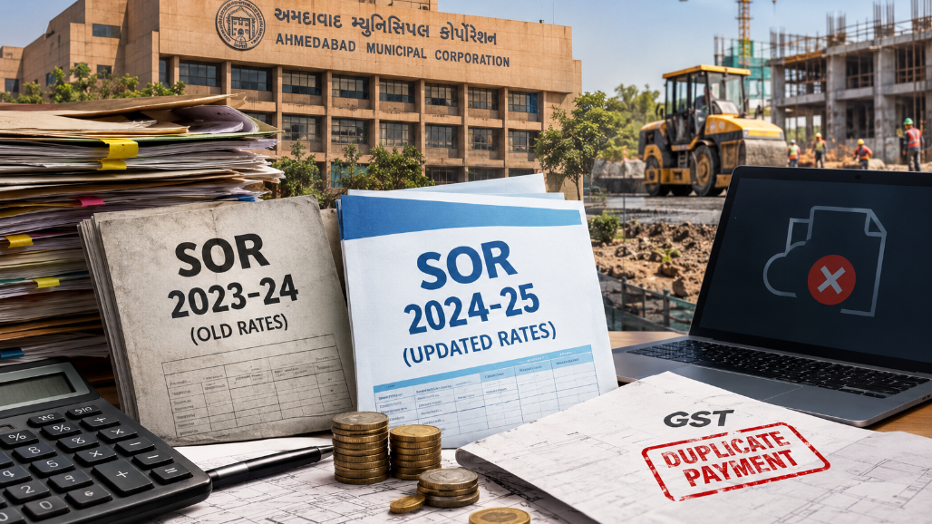 Ahmedabad Civic Body Stalls Updated Construction Rates for 20 Months, Forcing Contractors onto Outdated Tenders