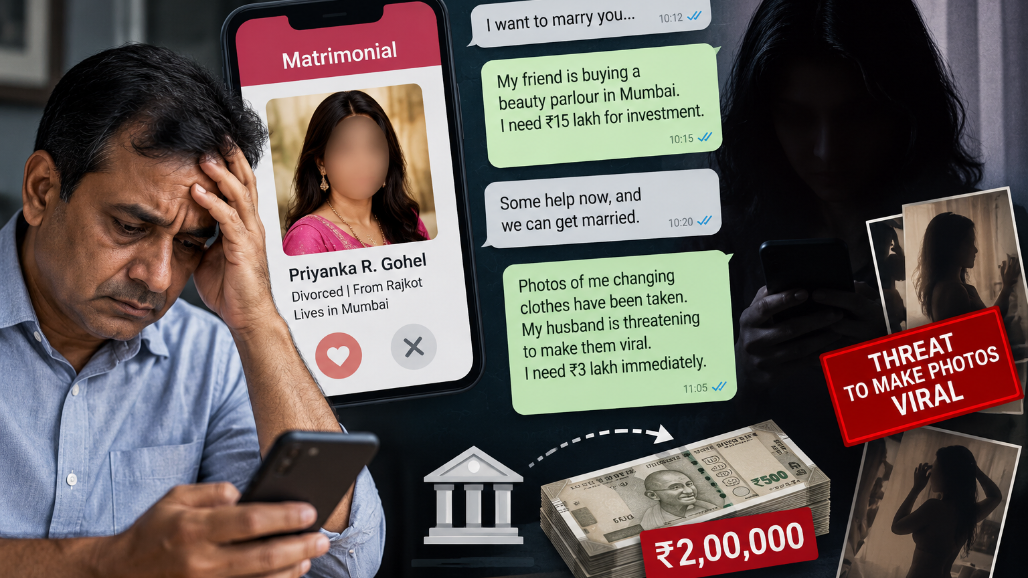 Ahmedabad Man Allegedly Duped of ₹2 Lakh by Matrimonial App Match