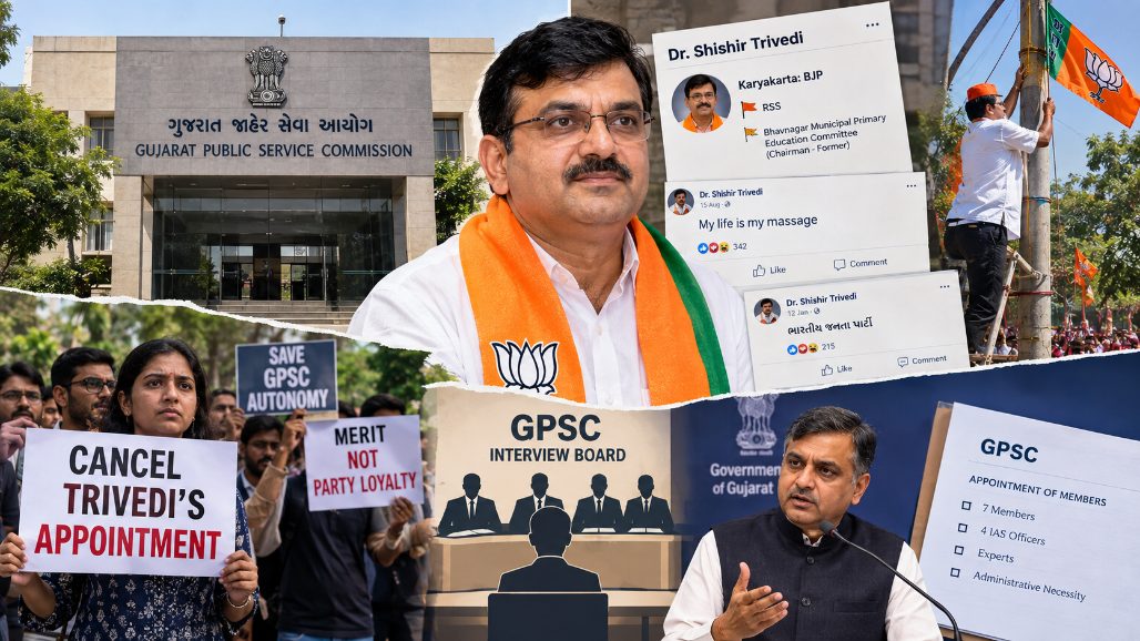 GPSC Row: Opposition Demands Cancellation of Shishir Trivedi’s Interview Board Appointment
