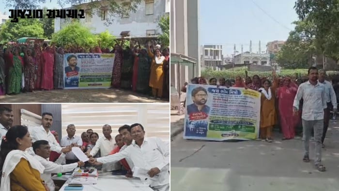જિજ્ઞેશ મેવાણીના સમર્થનમાં ધોળકામાં 300થી વધુ લોકોનું શક્તિપ્રદર્શન, મામલતદારને આવેદનપત્ર