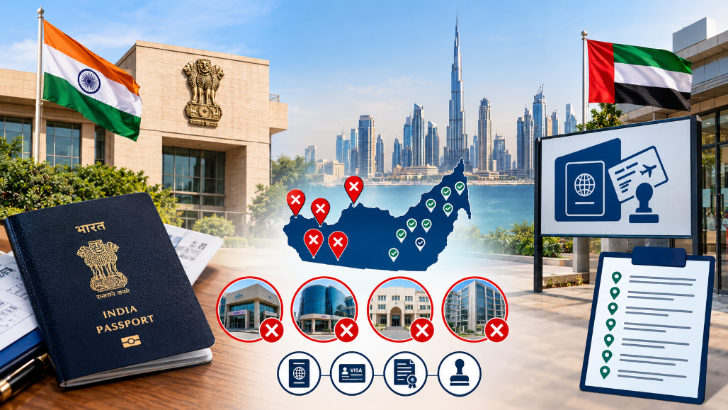 Indian Embassy Shuts 4 Consular Service Centres In UAE; Check Where Passport, Visa Services Are Available