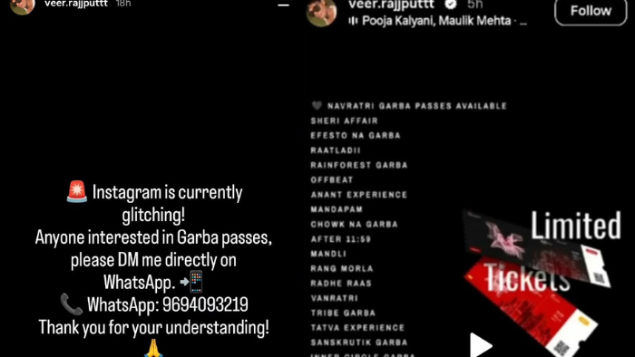 Fake Garba Passes for 25 Ahmedabad Events Advertised on Instagram, Cybercrime Probe Finds Five Potential Victims