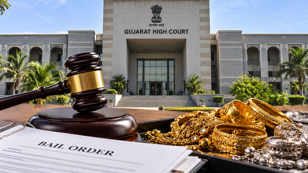 Gujarat HC Grants Bail to Man Accused of Stealing Over 2 Kg of Gold, Silver Ornaments Worth ₹2.67 Crore