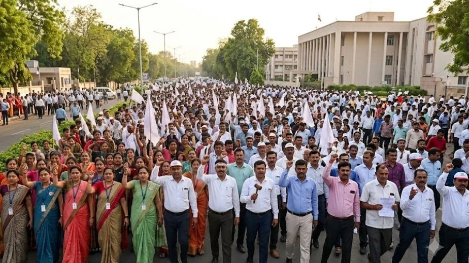 After Lawyers and Revenue Staff, Gujarat Registration Department Employees Launch Statewide Agitation Over Pending Demands