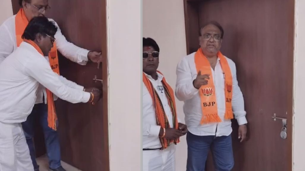 અમદાવાદ: ભાજપના 160 કોર્પોરેટર છતાં કામો ન થતાં હોવાનો આક્ષેપ, ભાજપના જ કોર્પોરેટરે ઇજનેરની ઓફિસને તાળું માર્યું