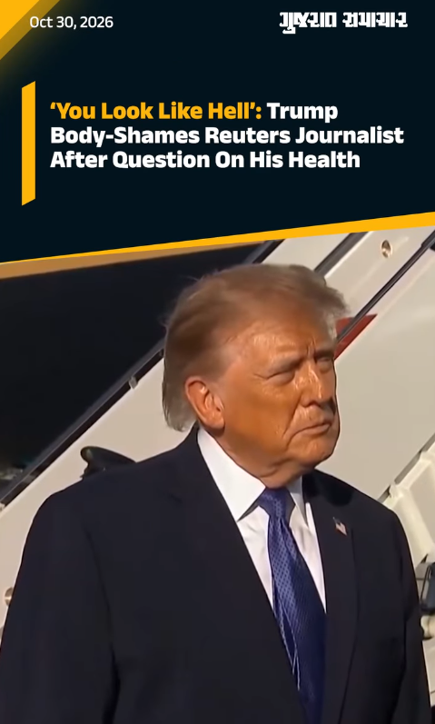 ‘You Look Like Hell’: Trump Body-Shames Reuters Journalist After Question On His Health