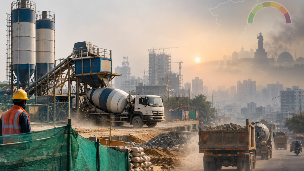 Choking Hazard? Ahmedabad Air Quality Concerns Mount as Town Planning Committee Approves On-Site RMC Plants