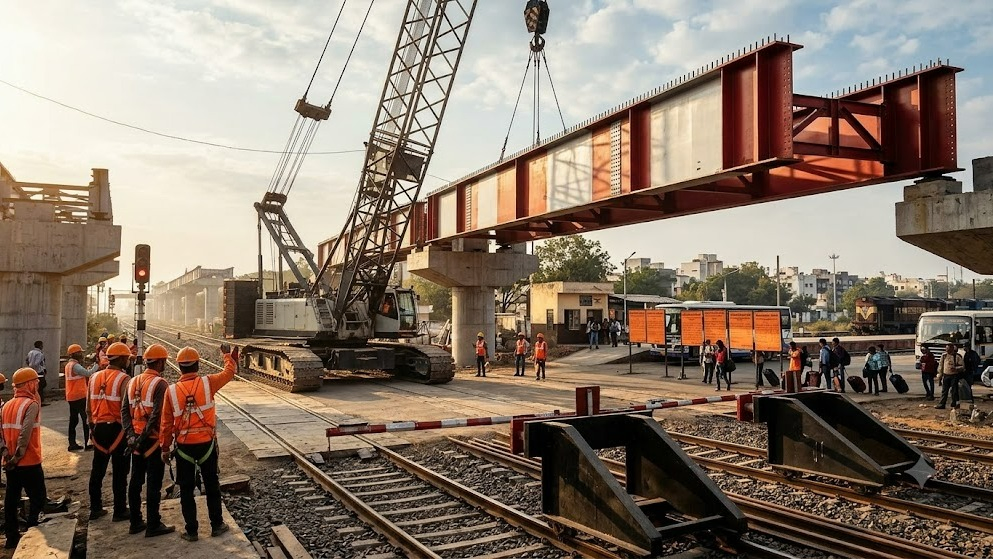 Kalol Overbridge Work: Five Trains on Ahmedabad–Palanpur Route Cancelled from October 26 to 28