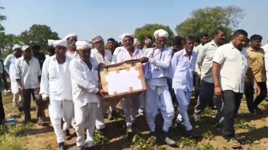 Gujarat Congress Sends Failed Groundnut Crop to CM, Warns of Drought Protest After October 30