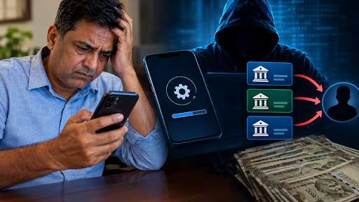 Ahmedabad Cyber Fraud: Businessman’s Phone Hijacked During Fake Update, ₹2.33 Lakh Drained From Three Bank Accounts