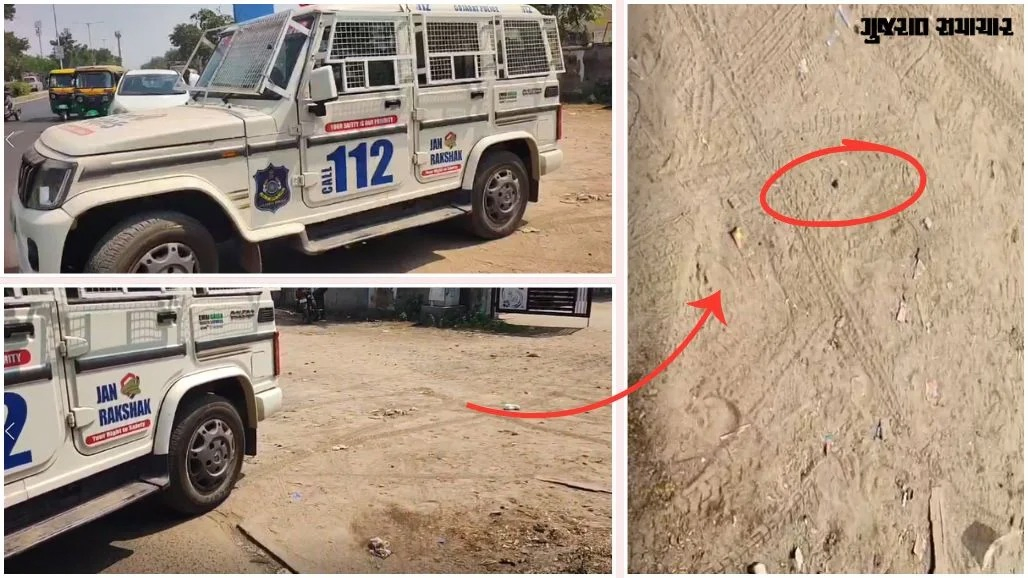 અમદાવાદ: દારૂ ભરેલી ગાડી લઈને ભાગતા બુટલેગરો પર સ્ટેટ મોનિટરિંગ સેલે કર્યું ફાયરિંગ, આરોપીઓ ફરાર