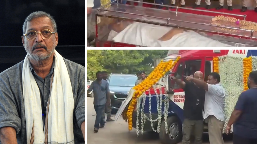 નાના પાટેકરની અંતિમ સફર: પાર્થિવ દેહ ગોવાથી પૂણે પહોંચ્યો, 'નાનાચી વાડી'માં રાજકીય સન્માન સાથે કરાશે અંતિમ વિધિ