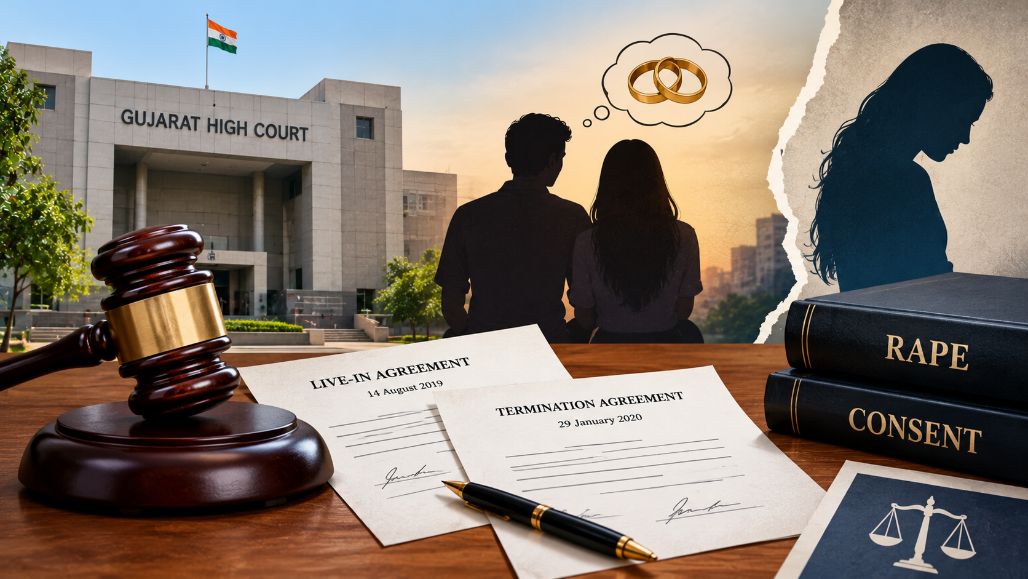 Gujarat HC: Failure To Marry Does Not Automatically Make Consensual Live-In Relationship Rape