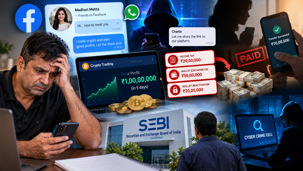 Facebook Friendship Costs Ahmedabad Land Broker ₹90 Lakh in Cryptocurrency Scam