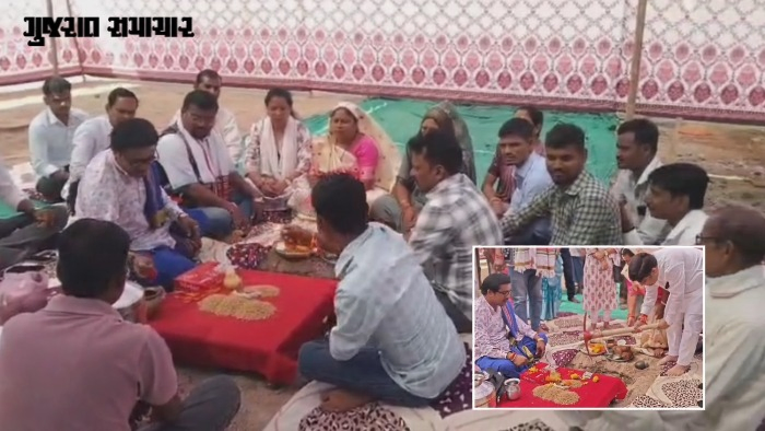 VIDEO: ભાજપના નેતાઓ મોડા પડ્યાને AAP વાળા ખાતમુહૂર્ત કરી ગયા! છોટા ઉદેપુરના કવાંટમાં રાજકીય ડ્રામાનો વીડિયો વાયરલ