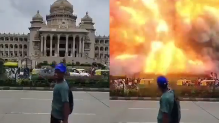 Man Held in Bengaluru for Posting AI-Generated Vidhana Soudha Explosion Video